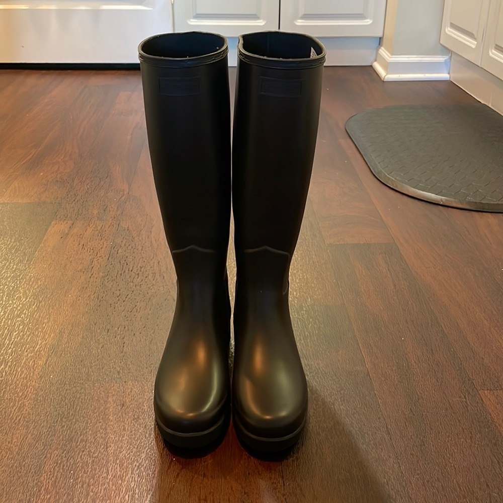 Tall hunter boots!